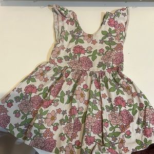 Floral toddler sleeveless skater dress